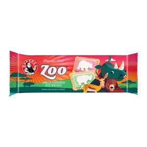 Bakers Zoo Vanilla Flavoured Iced Biscuits 150g Bakers Zoo Vanilla Flavoured Iced Biscuits 150g