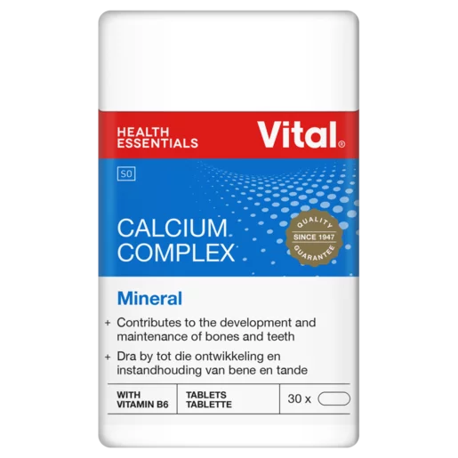 Vital Calcium Complex Tablets Bone Density Support 30 Pack Vital Calcium Complex Tablets Bone Density Support 30 Pack