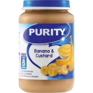 Purity Banana & Custard Baby Food 200ml