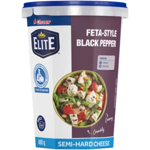 Clover Black Pepper Feta Cheese 400g