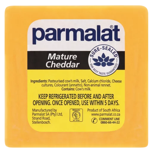 Parmalat Mature Cheddar Cheese Per kg Parmalat Mature Cheddar Cheese Per kg