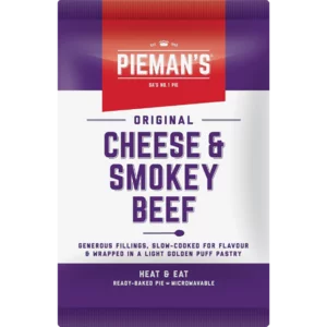 Pieman's Cheese & Smokey Beef Pies Pieman's Cheese & Smokey Beef Pies