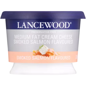 Lancewood Smoked Salmon Flavoured Medium Fat Cream Cheese Tub 230g