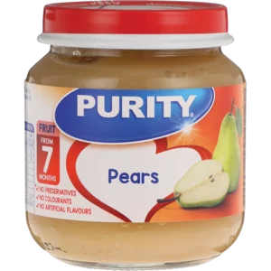 Purity Pears Baby Food 125ml Purity Pears Baby Food 125ml