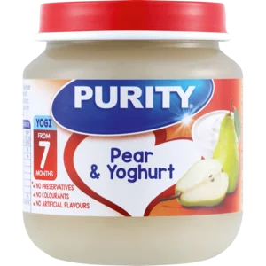 Purity Pear & Yoghurt 2nd Baby Food 125ml