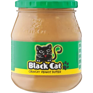 Black Cat Crunchy Peanut Butter Jar 400g Black Cat Crunchy Peanut Butter Jar 400g