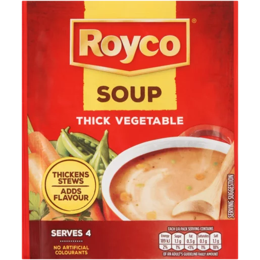 Royco Thick Vegetable Soup Packet 50g Royco Thick Vegetable Soup Packet 50g