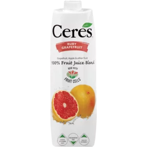 Ceres 100% Ruby Grapefruit Fruit Juice Blend 1L Ceres 100% Ruby Grapefruit Fruit Juice Blend 1L