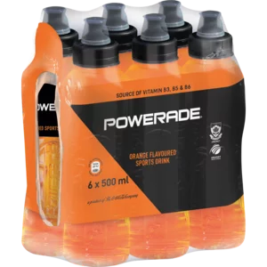 Powerade Orange Sports Drink s6x500ml