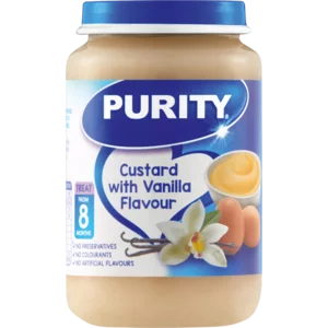 Purity Custard With Vanilla Flavour Baby Food 200ml Purity Custard With Vanilla Flavour Baby Food 200ml