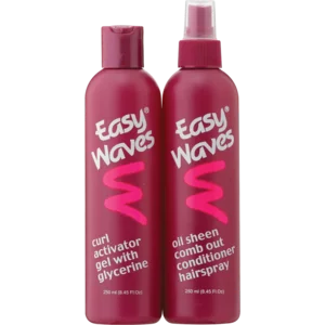 Easy Waves Style Gel & Comb Out Conditioner Hairspray Combo 2x250ml