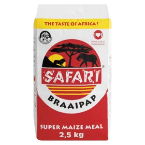 Safari Braaipap Super Maize Meal 2.5kg Safari Braaipap Super Maize Meal 2.5kg