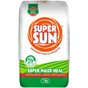 Super Sun Super Maize Meal Bag 1kg Super Sun Super Maize Meal Bag 1kg