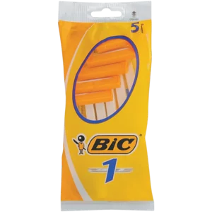 BIC 1 Men's Disposable Razors Pouch 5 Pack BIC 1 Men's Disposable Razors Pouch 5 Pack