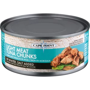 Cape Point Light Meat Tuna Chunks In Water, Salt Added 170g