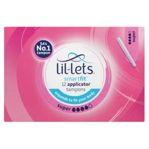 Lil-Lets Smartfit Super Applicator Tampons 12 Pack