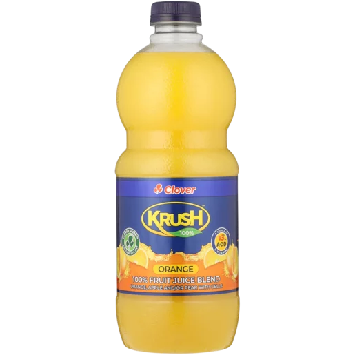 Clover Krush 100% Orange Fruit Juice Blend 1.5L