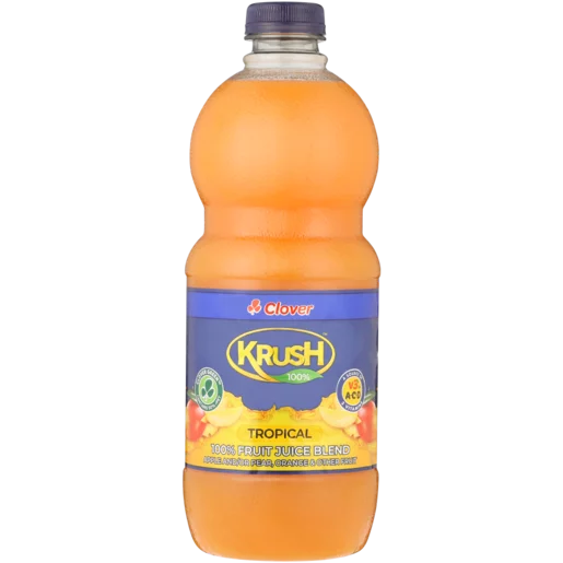 Clover Krush 100% Tropical Punch Fruit Juice Blend 1.5L