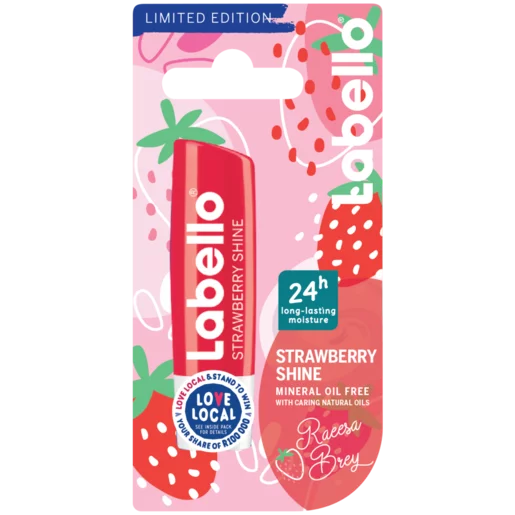 Labello Strawberry Shine Long-Lasting Lip Balm 4.8g Labello Strawberry Shine Long-Lasting Lip Balm 4.8g