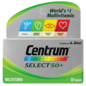 Centrum Select 50+ Multivitamin Tablets 30 Pack Centrum Select 50+ Multivitamin Tablets 30 Pack