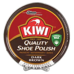 Kiwi Dark Brown Shoe Polish 50ml