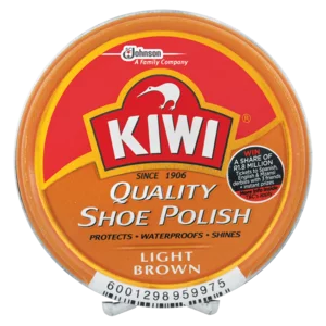 Kiwi Light Brown Shoe Polish 50ml
