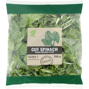 Cut Spinach Bag 250g