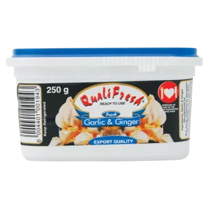 Qualifresh Combined Garlic & Ginger 250g Qualifresh Combined Garlic & Ginger 250g