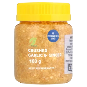 Crushed Garlic & Ginger Tub 100g Crushed Garlic & Ginger Tub 100g