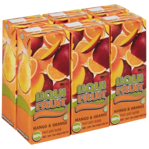 Liqui-Fruit Mango & Orange Juice Boxes 6x250ml Liqui-Fruit Mango & Orange Juice Boxes 6x250ml