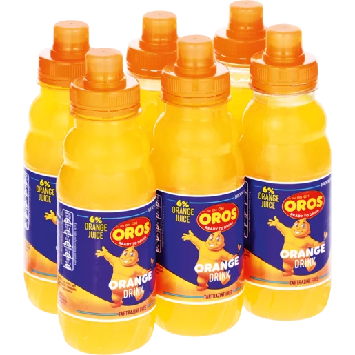 Brookes Oros Ready To Drink Original Orange Squash 6x300ml Brookes Oros Ready To Drink Original Orange Squash 6x300ml