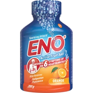 Eno Active Fruit Salt Orange Flavoured Anti-Acid Effervescent Tablets 200g Eno Active Fruit Salt Orange Flavoured Anti-Acid Effervescent Tablets 200g