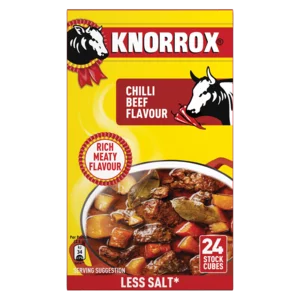 Knorrox Chilli Beef Flavoured Stock Cubes 24x2.5g