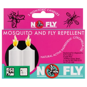 No Fly Mosquito & Fly Repellent Candles 100g