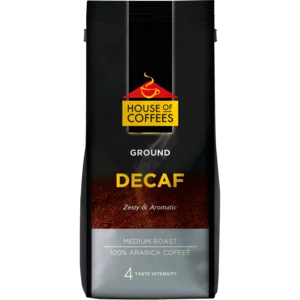 House Of Coffees Decaf Medium Roast Ground Coffee 250g House Of Coffees Decaf Medium Roast Ground Coffee 250g