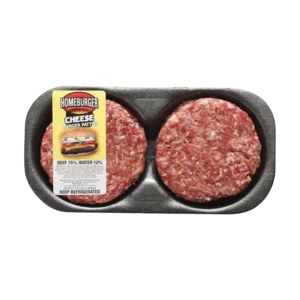 Homeburger Cheese Burger Patties Per kg Homeburger Cheese Burger Patties Per kg