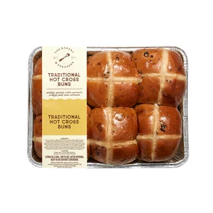 The Bakery Traditional Hot Cross Buns 6 Pack The Bakery Traditional Hot Cross Buns 6 Pack