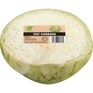 Wrapped Cut Cabbage Wrapped Cut Cabbage