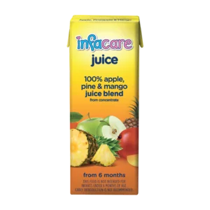 Infacare 100% Apple, Pine & Mango Juice Blend From 6 Months 200ml Infacare 100% Apple, Pine & Mango Juice Blend From 6 Months 200ml