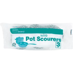 Checkers Housebrand Wire Pot Scourer 3 Pack Checkers Housebrand Wire Pot Scourer 3 Pack