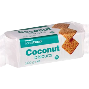 Checkers Housebrand Coconut Biscuits 200g Checkers Housebrand Coconut Biscuits 200g