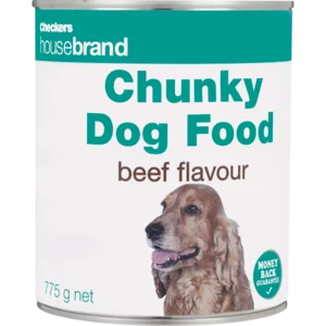 Checkers Housebrand Chunky Beef Dog Food Can 775g Checkers Housebrand Chunky Beef Dog Food Can 775g