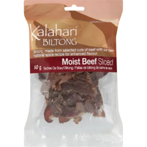 Kalahari Biltong Moist Sliced Beef Biltong 50g