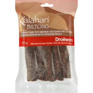 Kalahari Biltong Droëwors 50g Kalahari Biltong Droëwors 50g