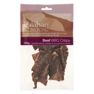 Kalahari Biltong Beef BBQ Crisps 100g Kalahari Biltong Beef BBQ Crisps 100g