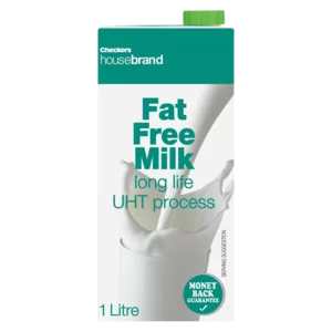 Checkers Housebrand Long Life UHT Fat Free Milk 1L Checkers Housebrand Long Life UHT Fat Free Milk 1L