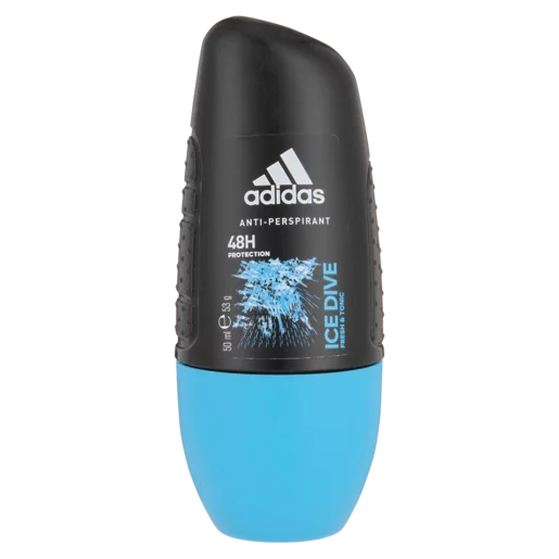Adidas Ice Dive Mens Anti-Perspirant Roll-On 50ml
