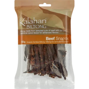Kalahari Biltong Beef Snapstix 100g