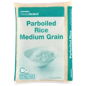 Checkers Housebrand Parboiled White Rice 2kg Checkers Housebrand Parboiled White Rice 2kg