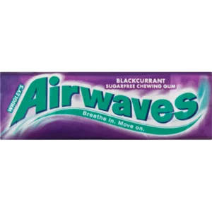 Wrigley's Airwaves Blackcurrent Sugarfree Chewing Gum 10 Pack Wrigley's Airwaves Blackcurrent Sugarfree Chewing Gum 10 Pack